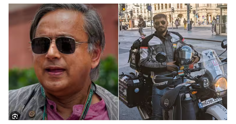 യുകെയില്‍ ഇന്ത്യക്കാരന്റെ ബൈക്ക് മോഷണംപോയി; അധിനിവേശകാലത്തെ കൊള്ളകള്‍ ഓര്‍മിപ്പിച്ച് തരൂര്‍